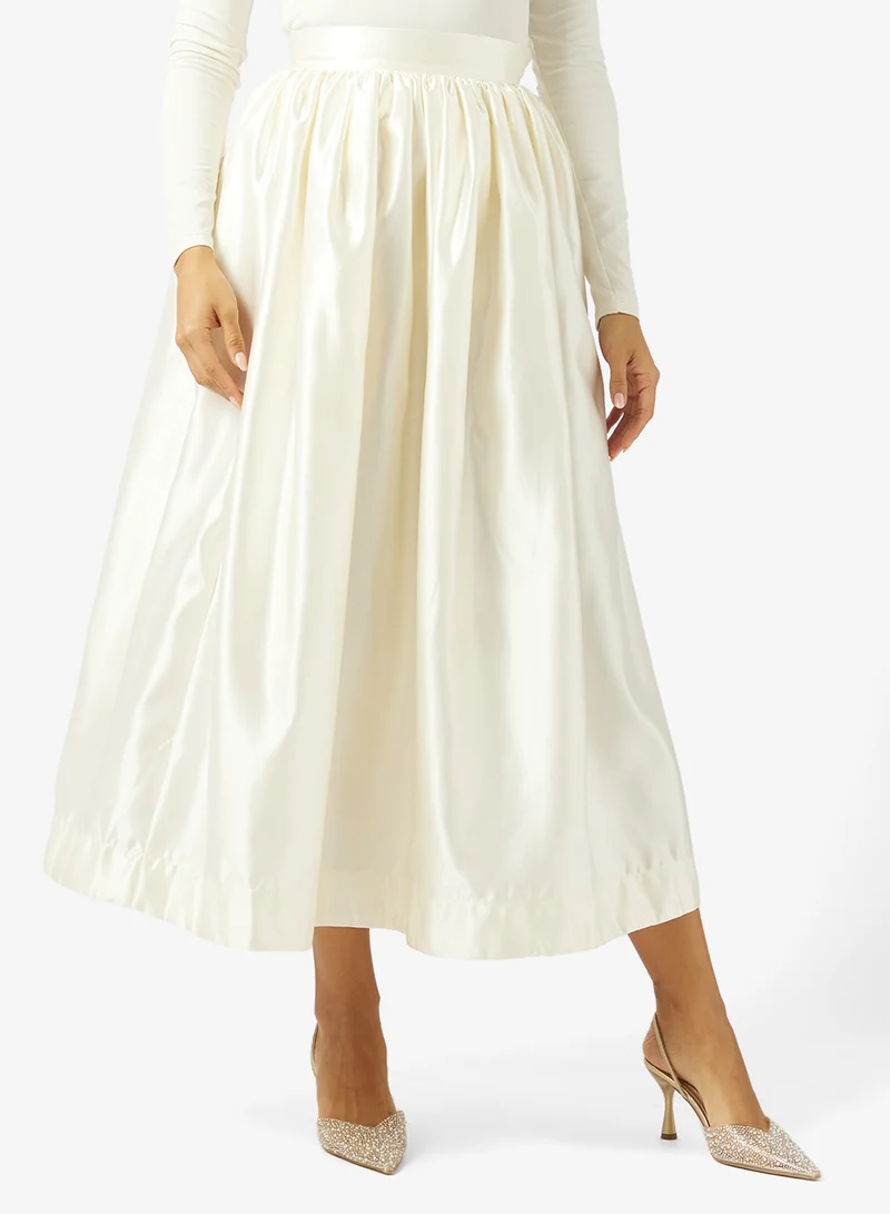 Elegant A-line Cocktail Skirt
