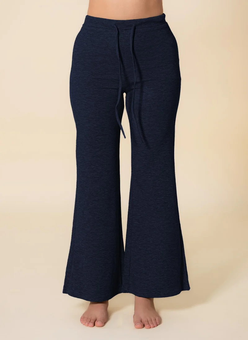 SOFT FLARED COMFORT TROUSERS
