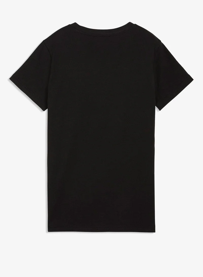 Essential Script T-Shirt Black