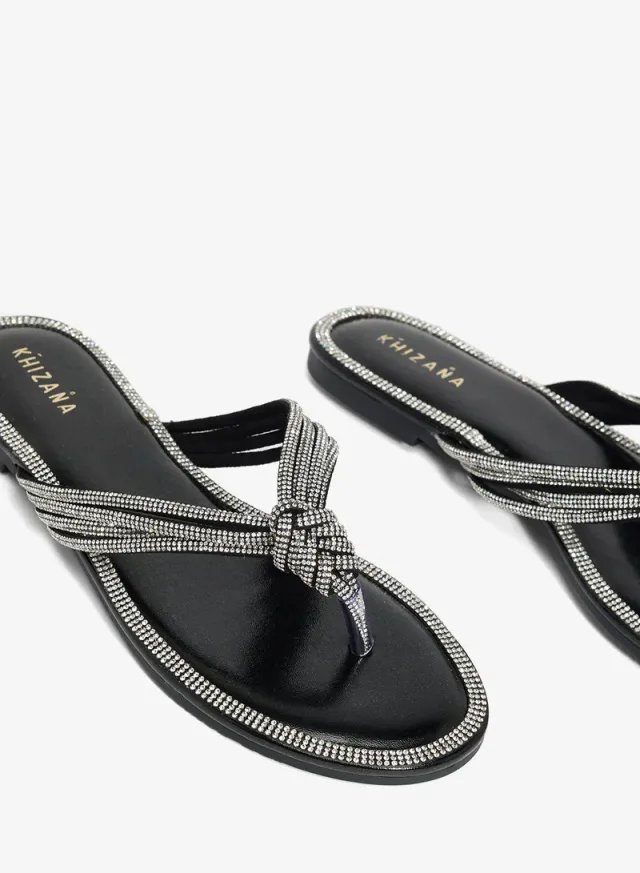 Sparkly Thong Sandal – image 4