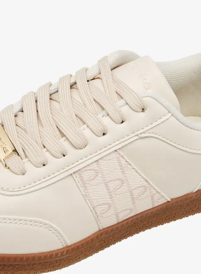 Monogram Print Lace-Up Sneakers – image 4