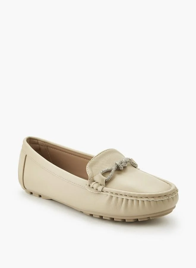 Loafer With Mettalic Trim