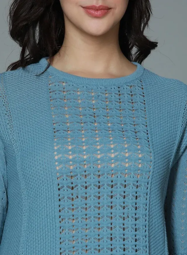 Women's Regular Fit Co-ord Blue – image 6