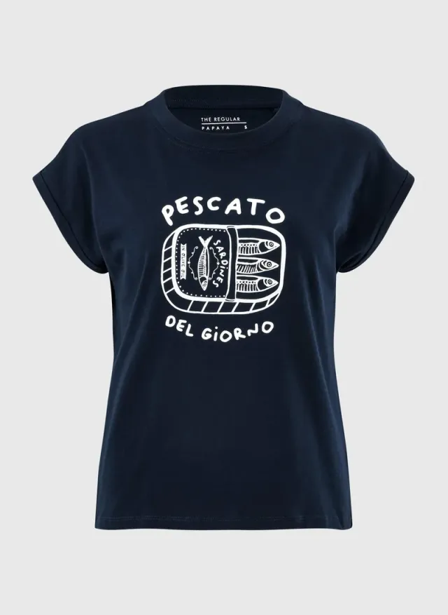 اشتري ماتلان Navy Navy Fish Graphic T-Shirt للنساء في الإمارات