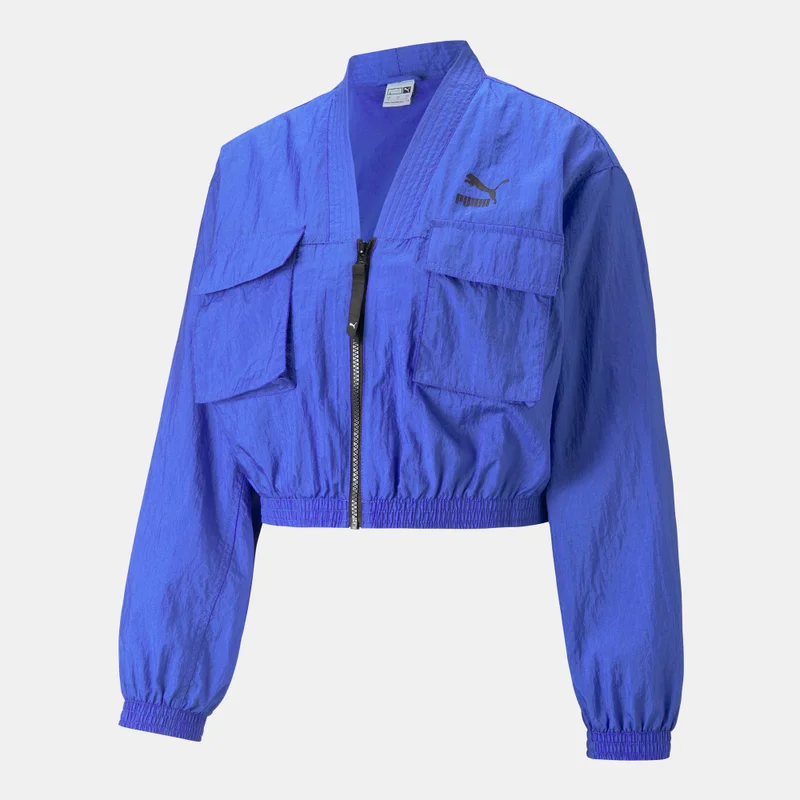Women's Dare To Woven Jacket Blue