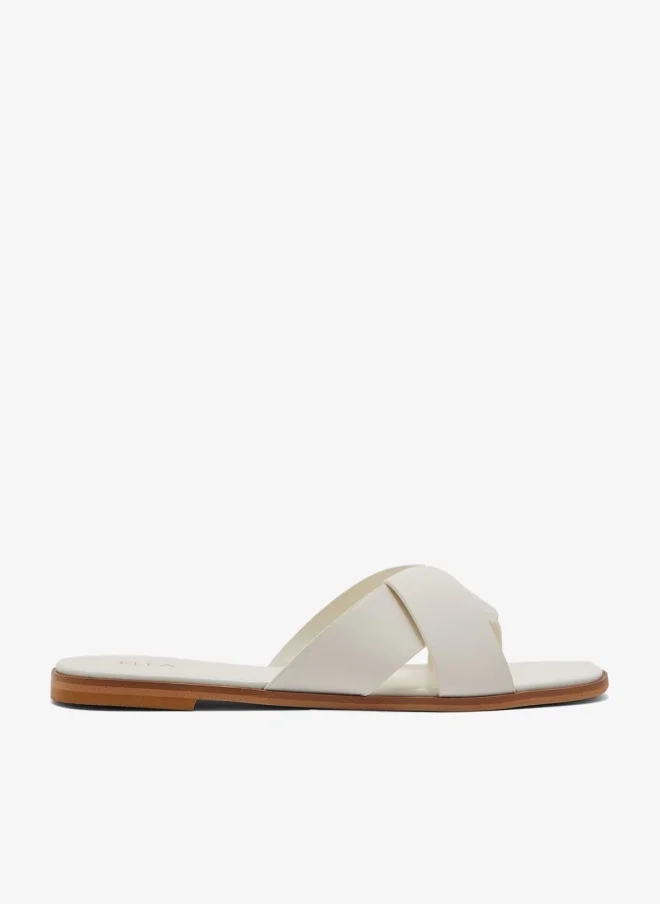 Classic Flat Sandals White
