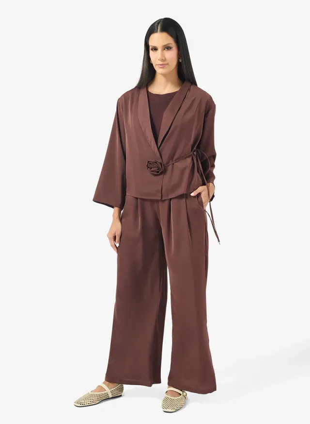 Side-Tie Top & Pants Set – image 5