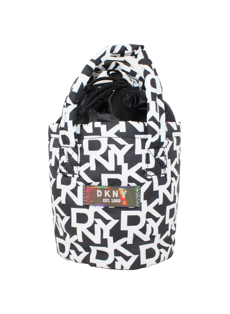 DKNY Signature Small Puffer Cosmetic Bag Black