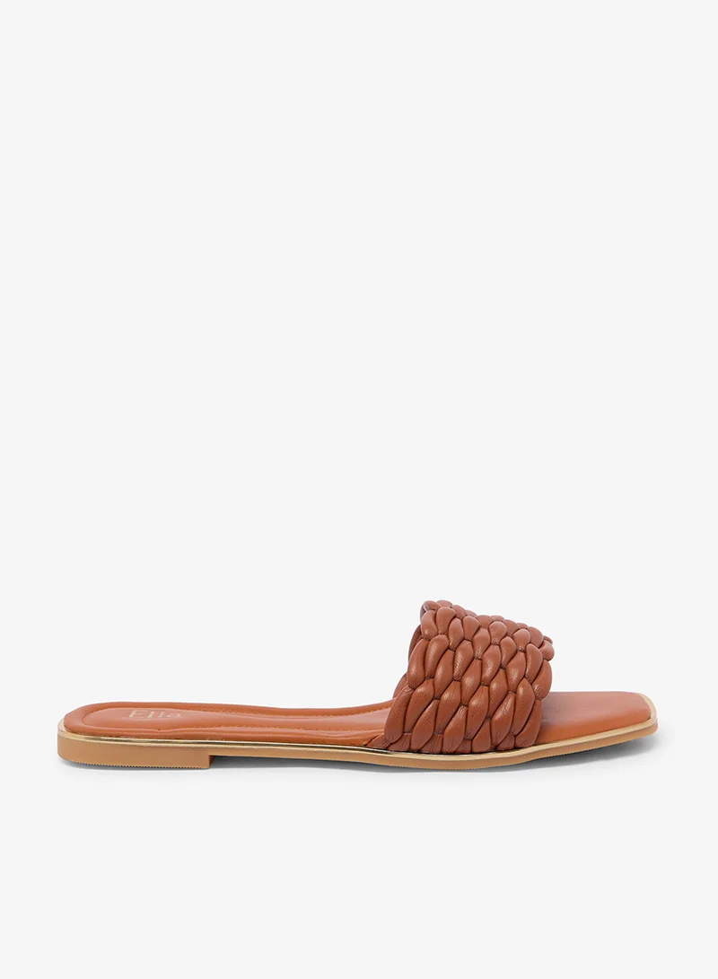 Women's Flat Sandals Brown