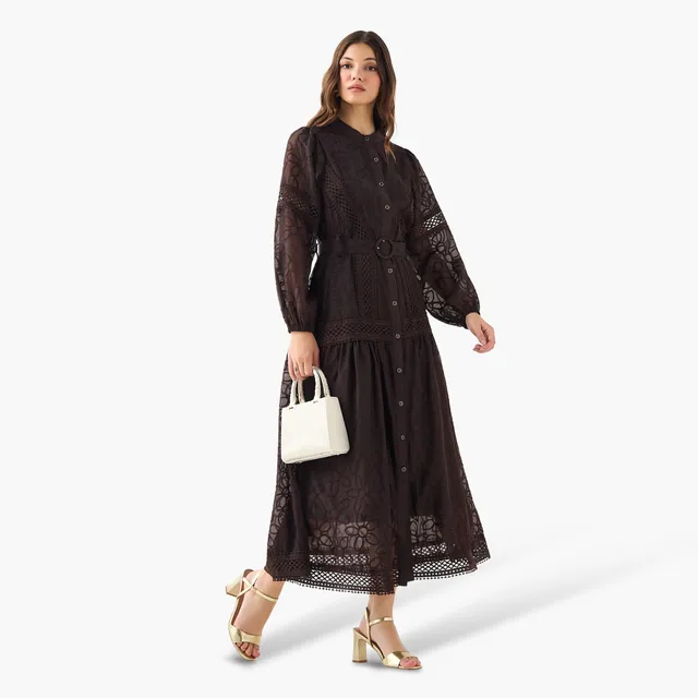 2Xtremz Belted A-Line Maxi Dress – image 4