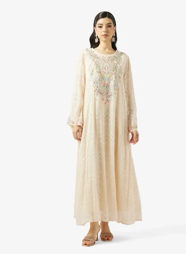 Elegant Embroidered Jalabiya