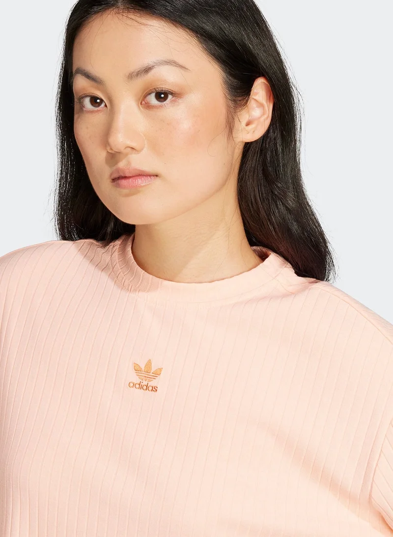 تيشيرت بأكمام طويلة Essentials Wide Rib