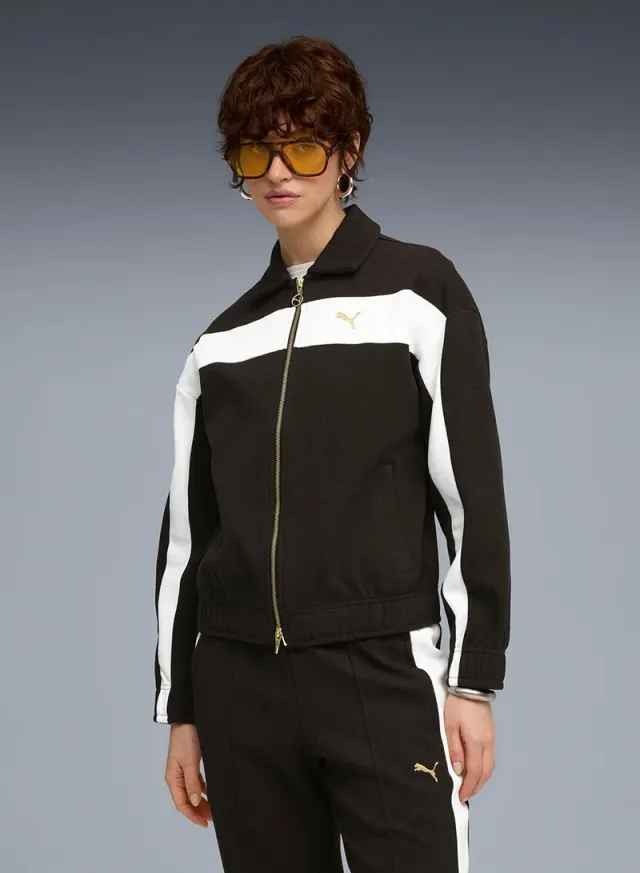 T7 Relaxed Fit Track Jacket Black