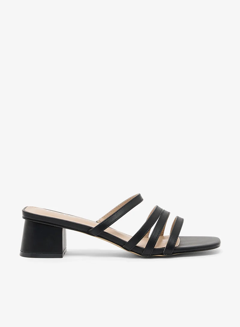 Malley Heeled Sandals Black