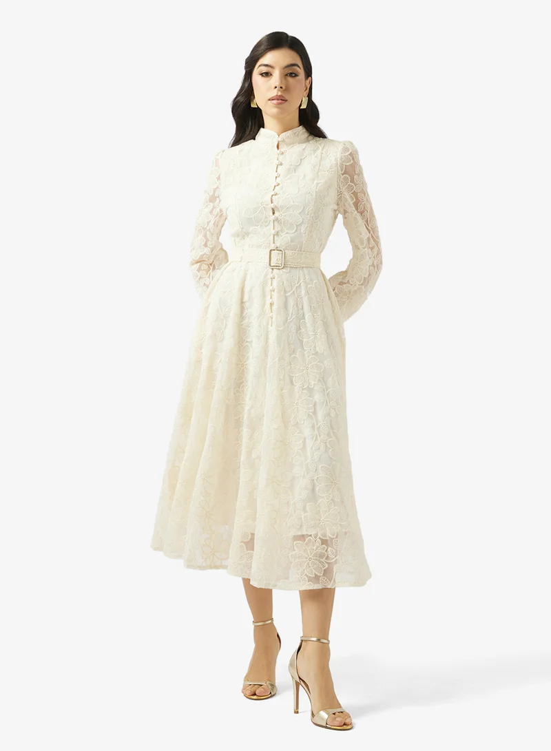 Lace A-Line Dress