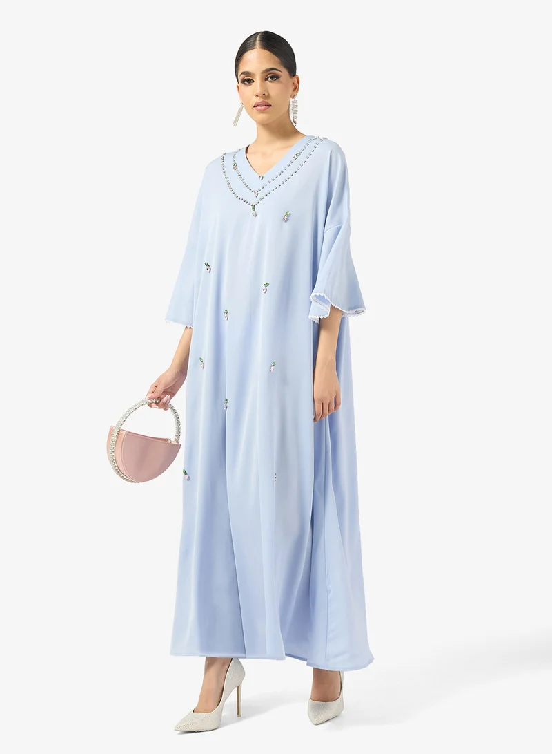 Elegant Embellished Jalabiya