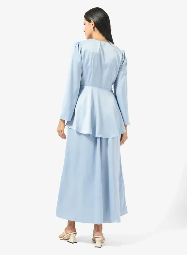 Longline Peplum Skirt Set – image 2