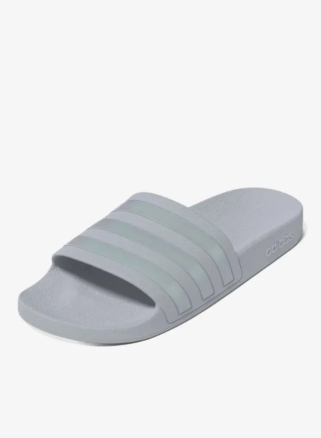 Adidas Women's Adilette Aqua Slides Blue – image 2