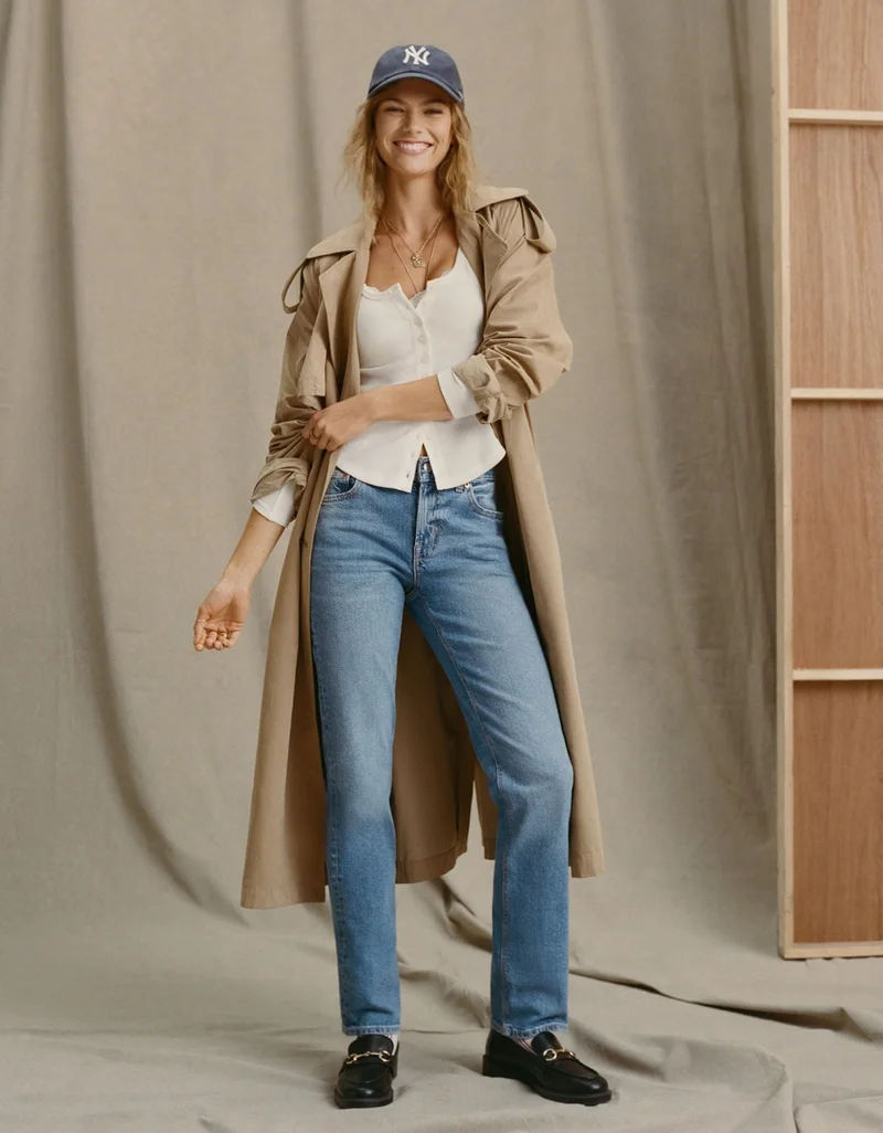 AE Stretch Straight Jeans