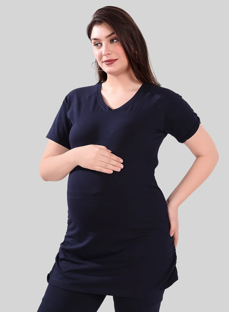 TUMMY Maternity T-Shirt Navy