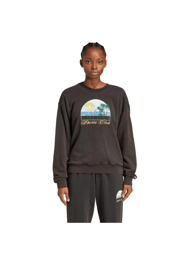 Trefoil Island Club Sweatshirt Black
