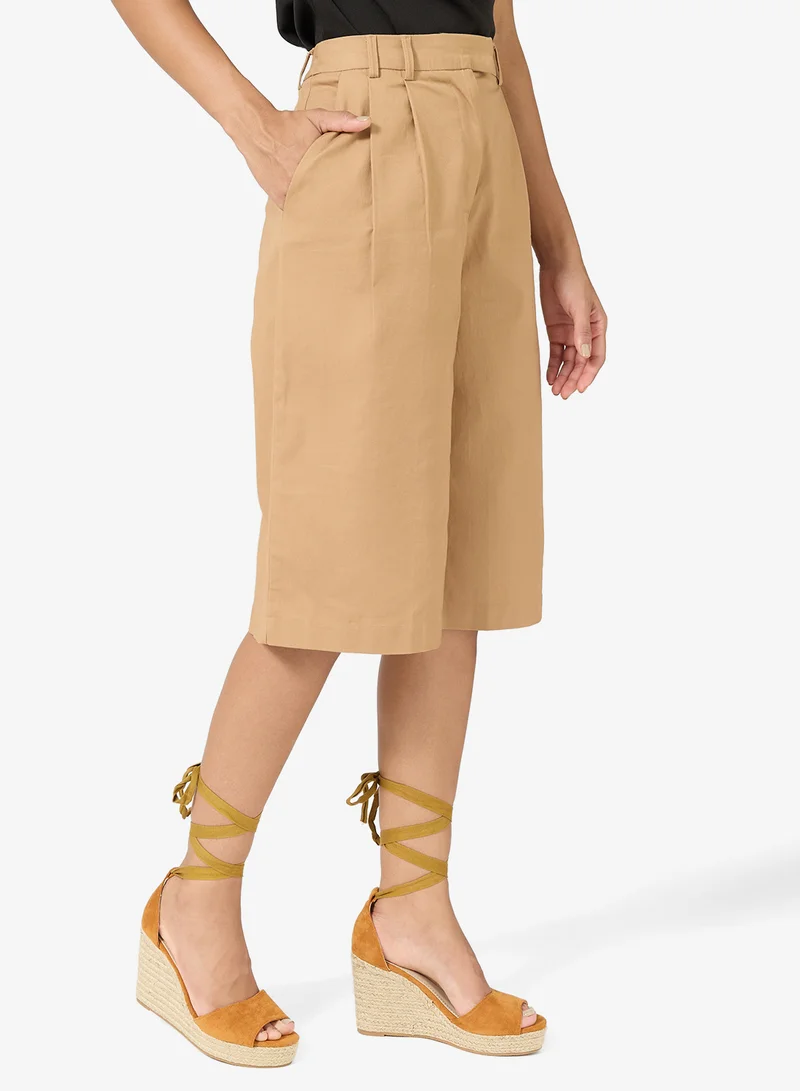 Embellished Pointed Toe Stiletto Pumps Tan