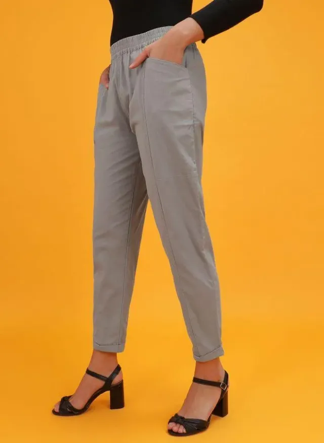 Women's Regular Fit Mid-Rise Pants – image 4