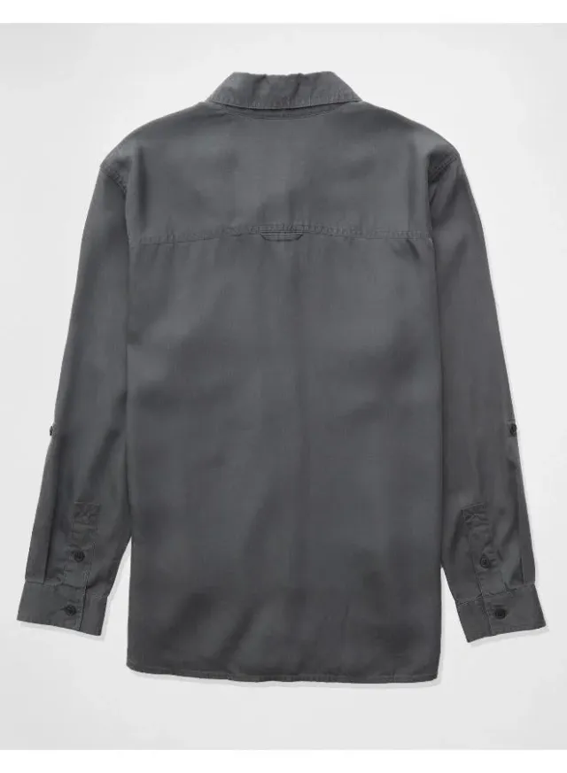 AE Bestie Long-Sleeve Button-Up Shirt – image 2