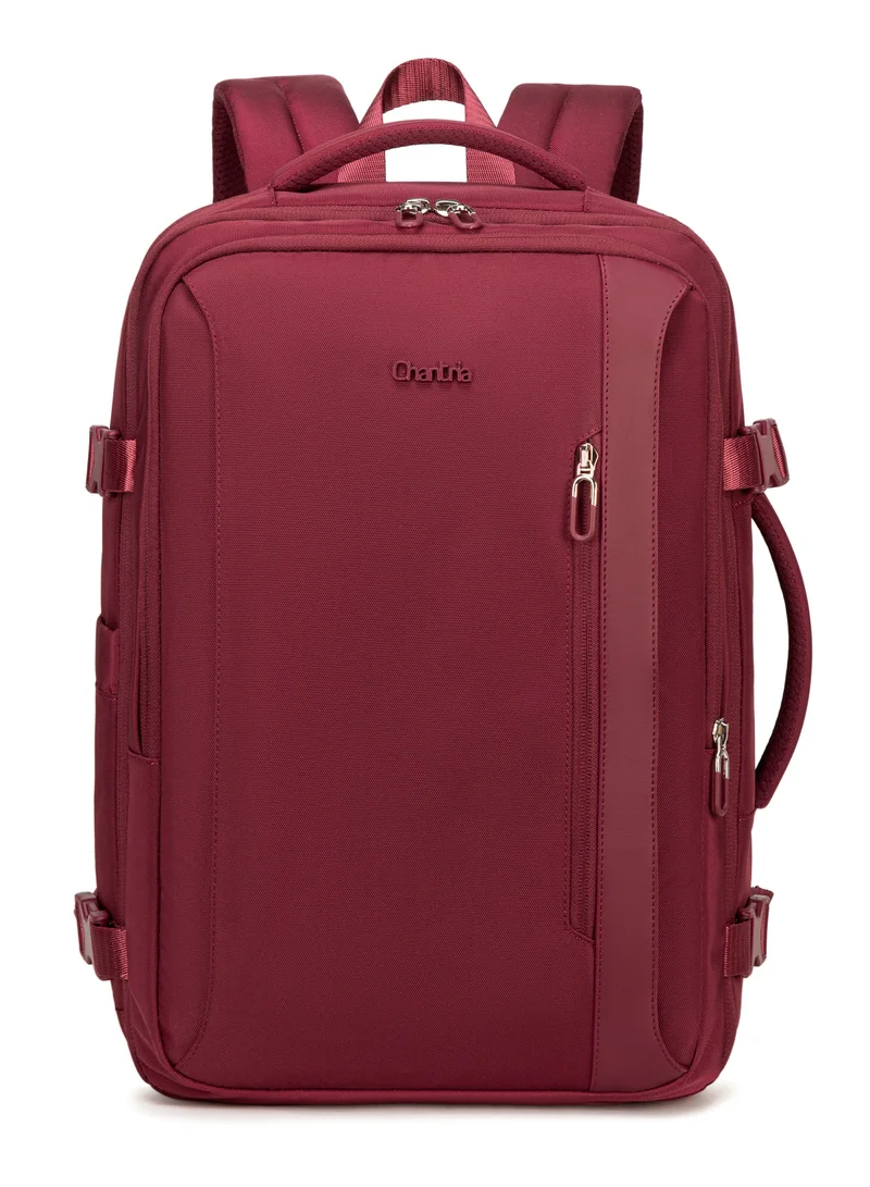 Women's Expandable Anti-Theft Laptop Backpack - Black