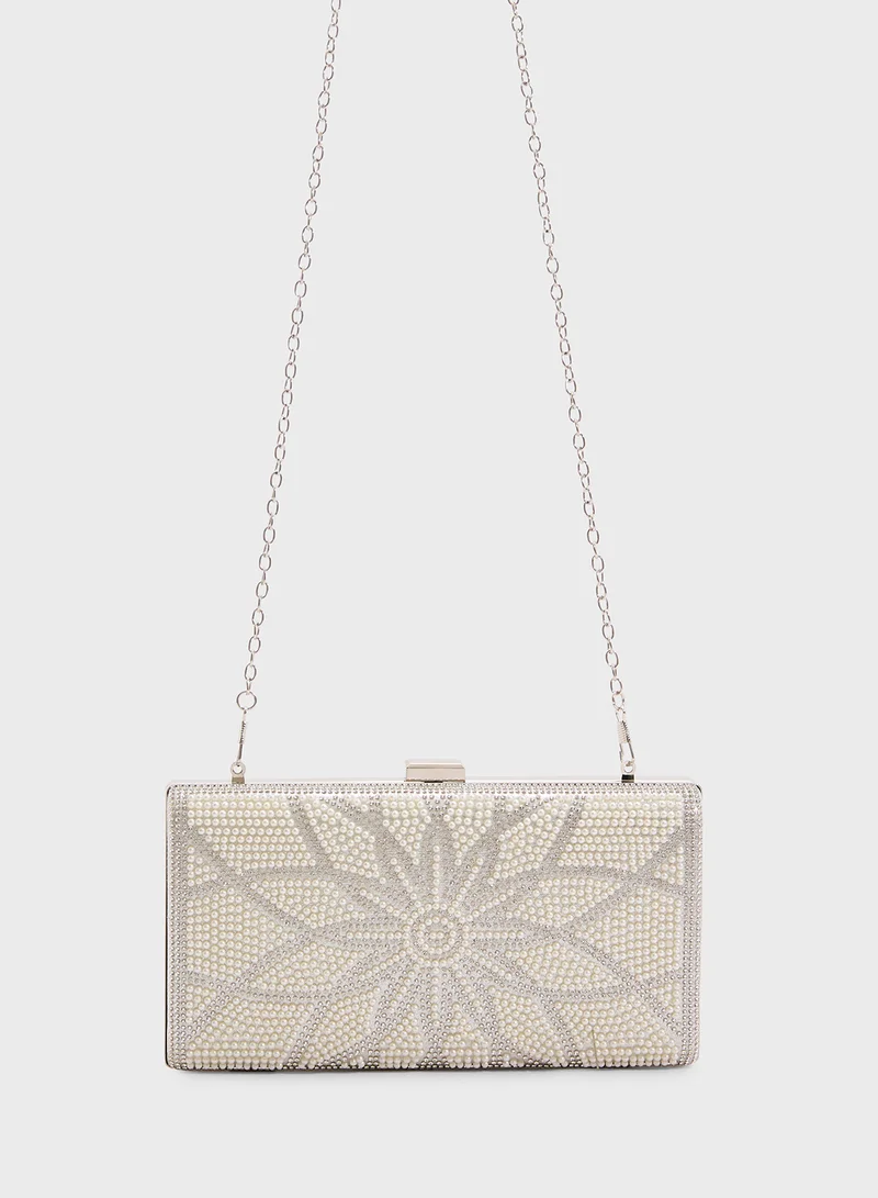 Ladies Sparkly Clutch Bag