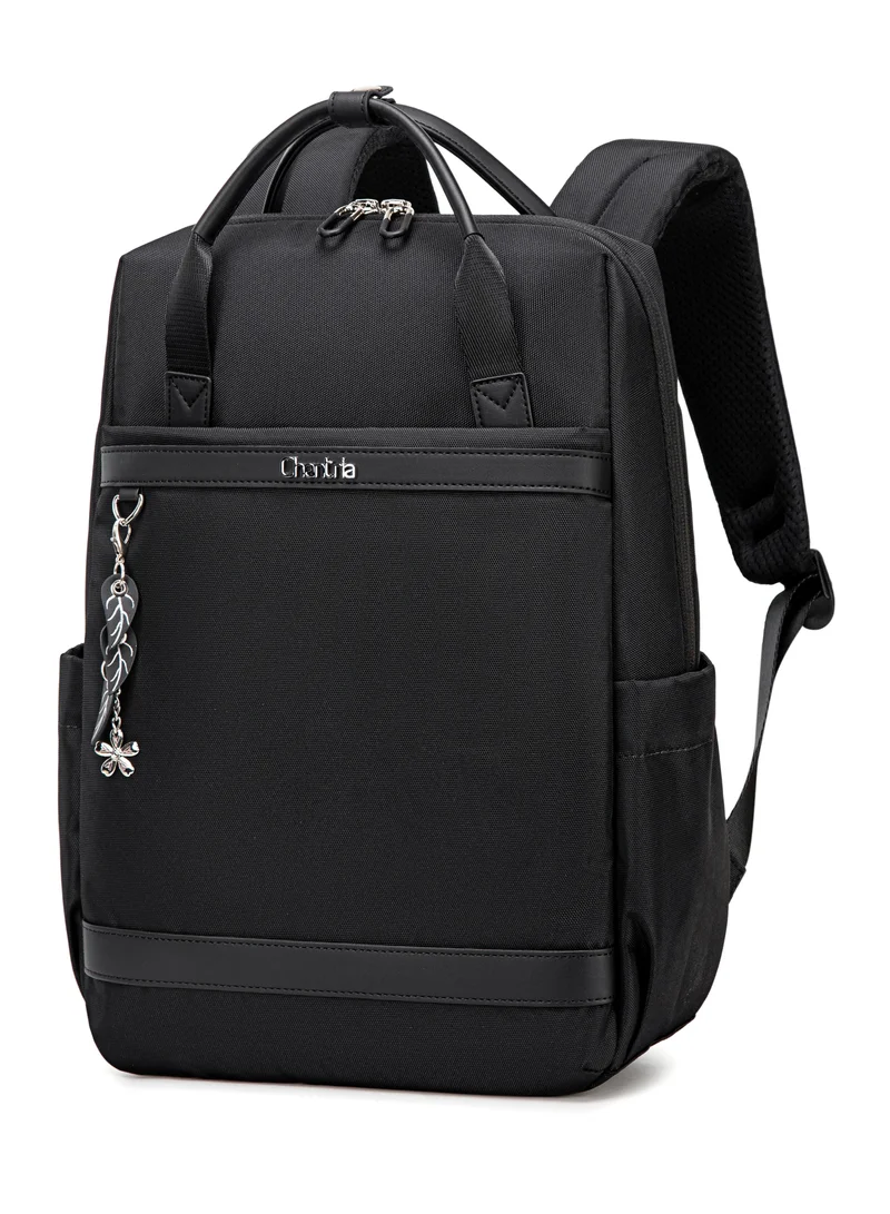 Women's Lightweight Anti-Theft Laptop Backpack - Black