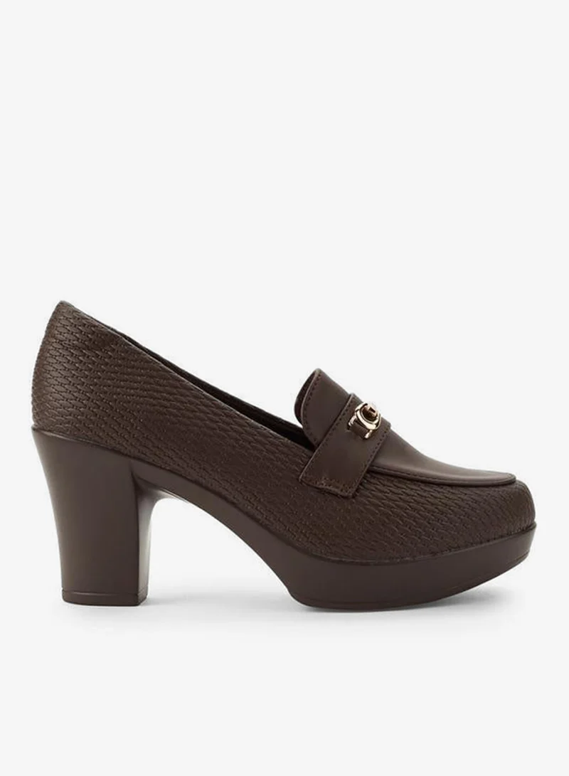 Women Slip On Block Heels