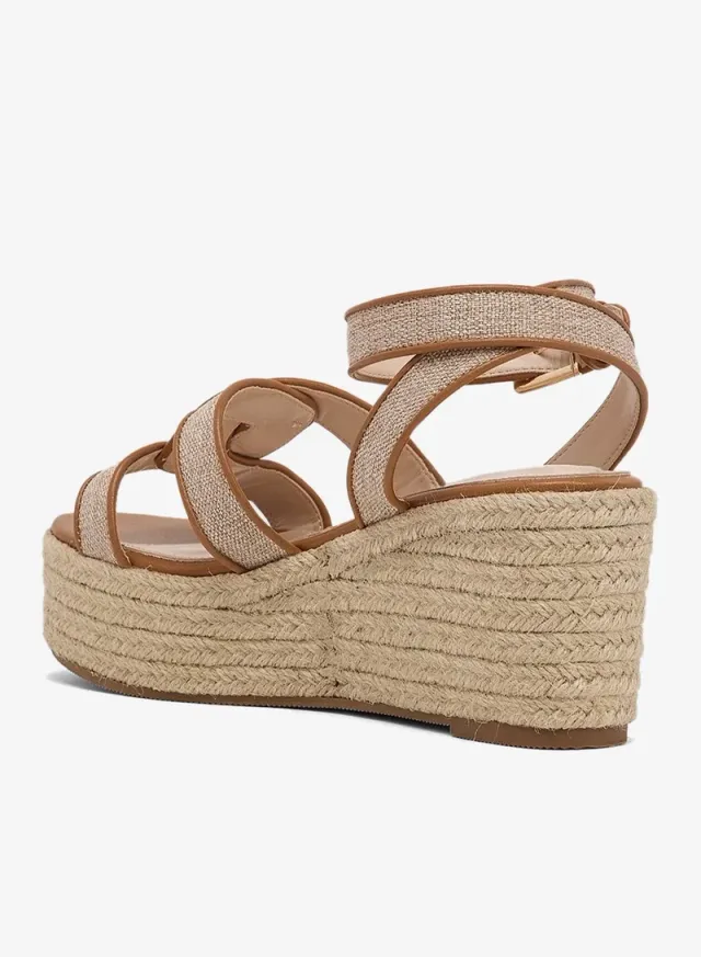 Contrast Trim Mid Wedge Sandal – image 3