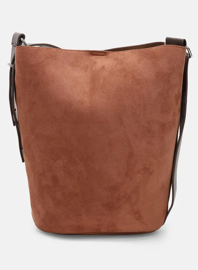 Women's Suede Zip Handbag – image 6