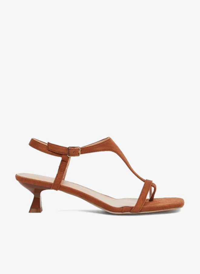 Women's T-Strap Slingback Sandals Tan
