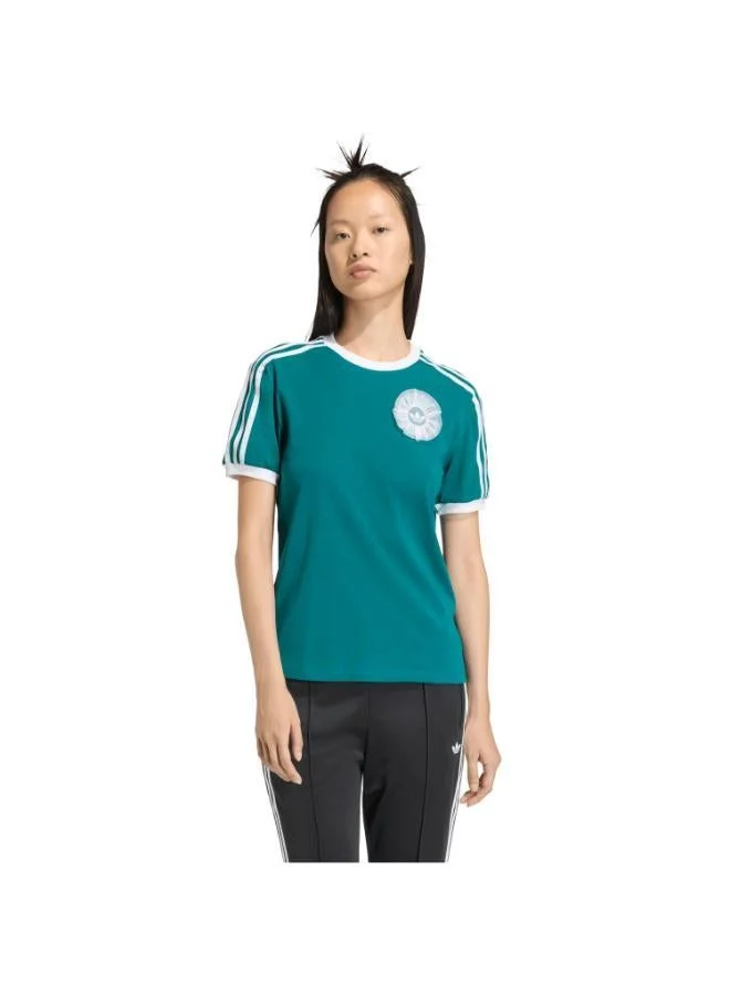 Adidas Originals Lace Branding T-Shirt Turquoise