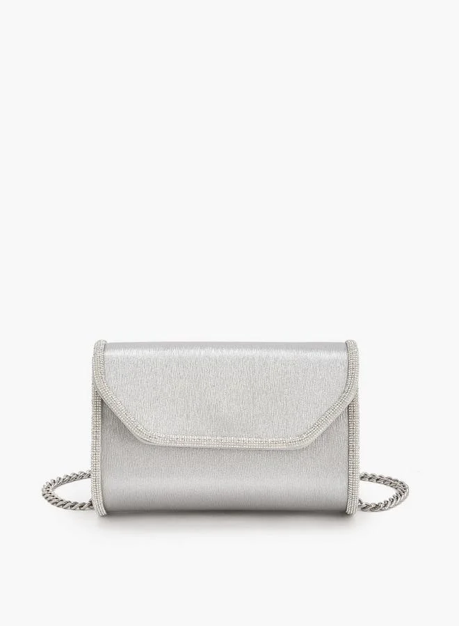 Flora Bella Embellished Crossbody Bag Silver