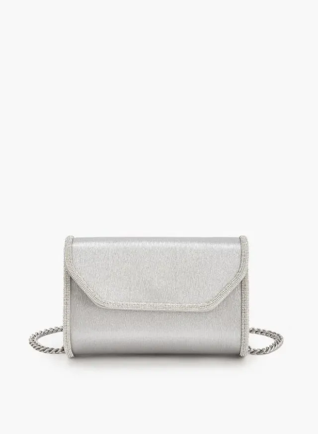 Flora Bella Embellished Crossbody Bag Silver