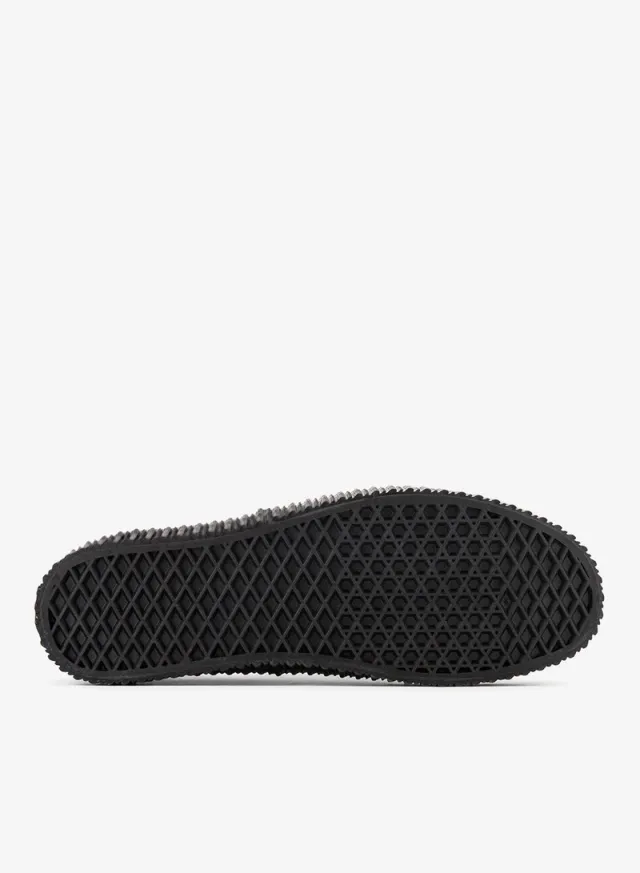 Low-Top Canvas Sneakers with Rubber Waffle Outsole – image 4