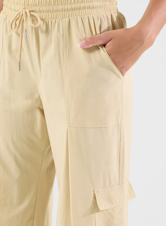 Elastic Waist Parachute Pants – image 4