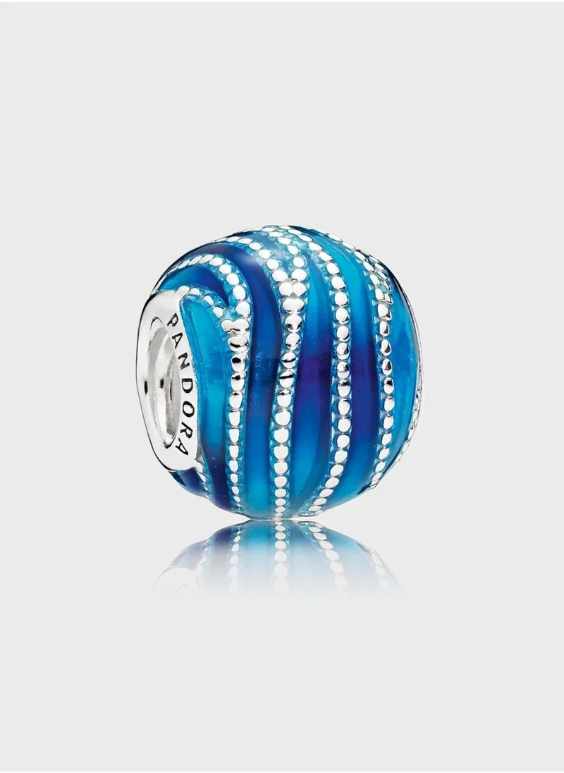 Wave Charm Blue