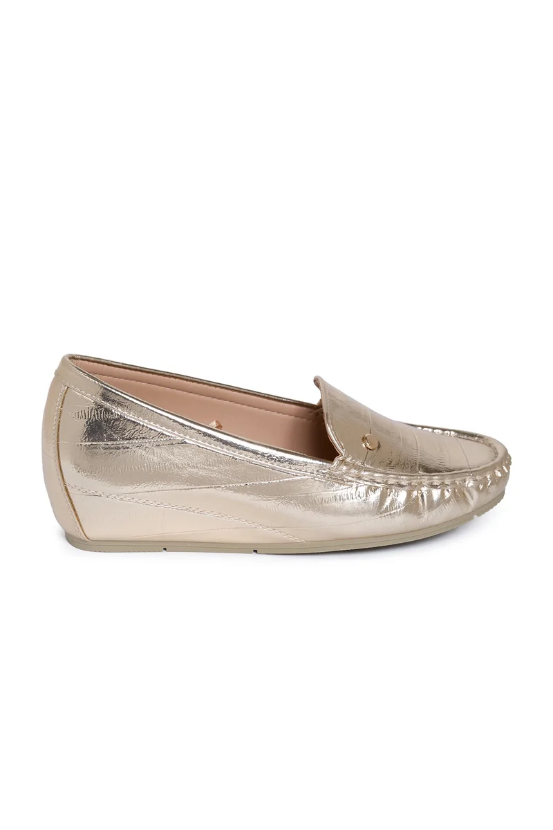 Geoomnii Women's Slip-On Ballet Flats Light Beige