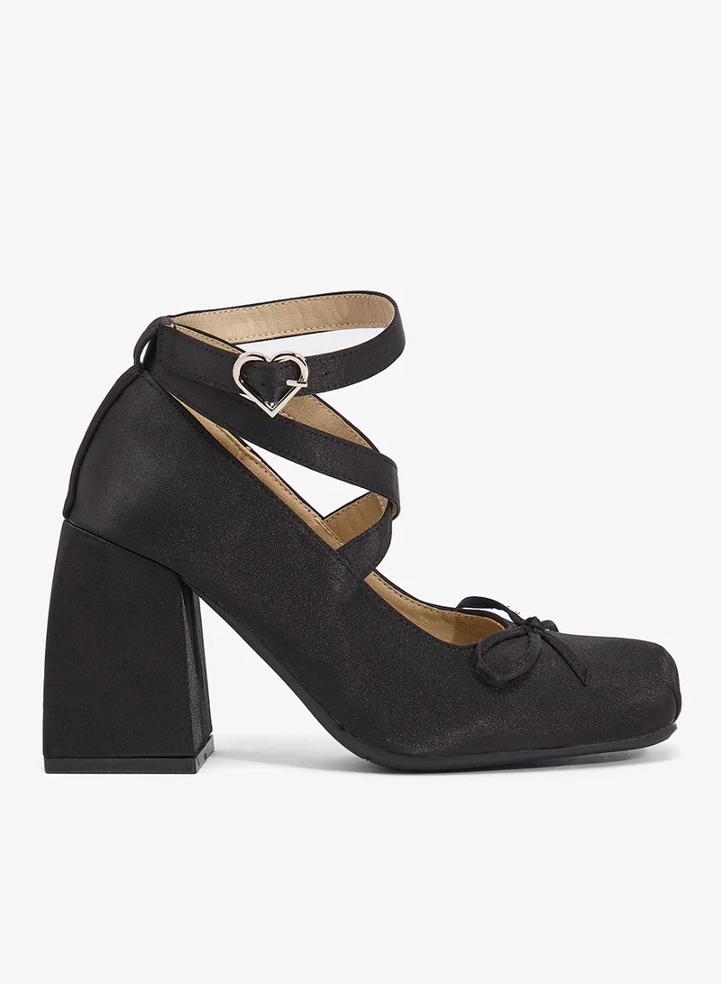 Wrap Around Ballet High Heel Sandals