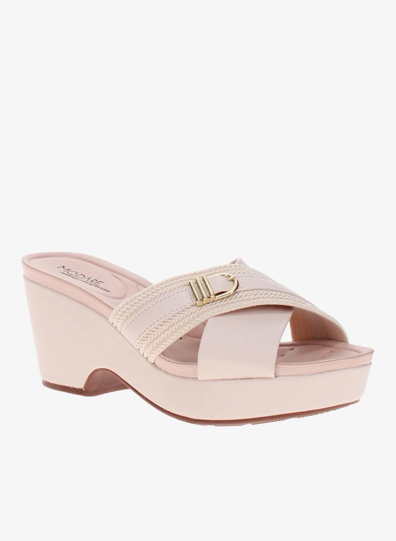 Modare Women's Lightweight Slip-On Flats Cream