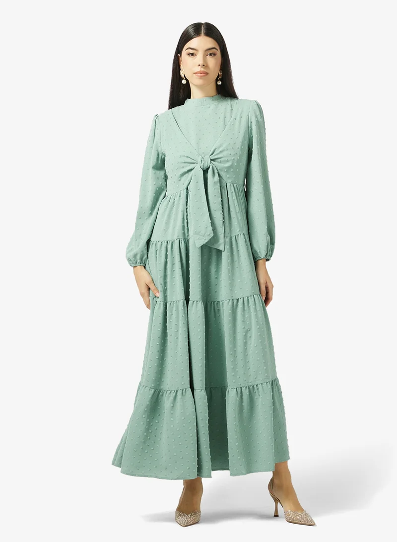 Tiered A-line Dress