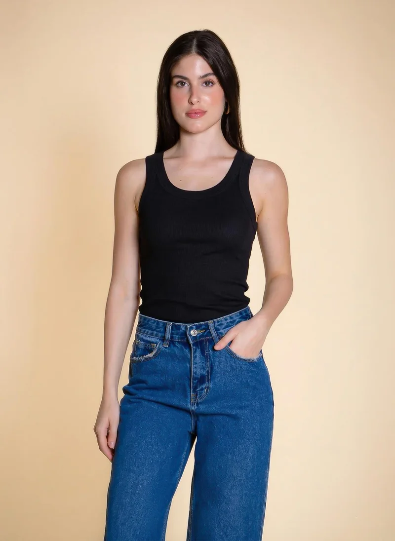 Basic Tank Top Black