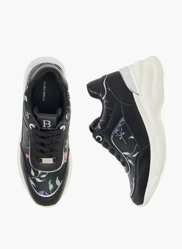 Women's Floral Lace-Up Sneakers – image 2