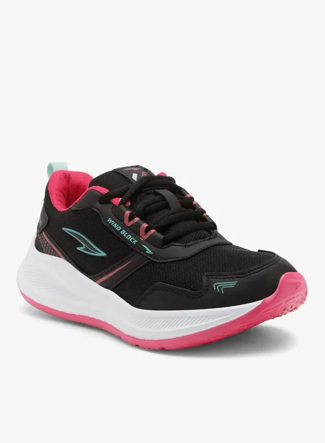 Girls' Athletic Sneakers Black Rani Pink – image 9