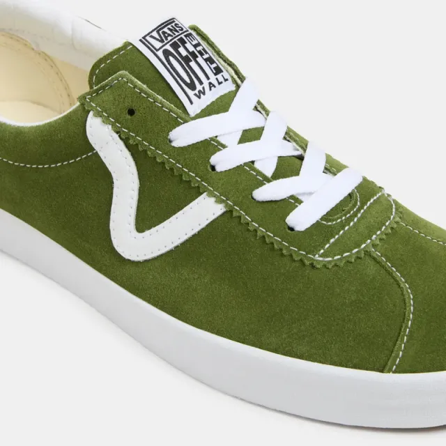 Vans Unisex Low-Top Suede Lifestyle Shoes - Green – image 5