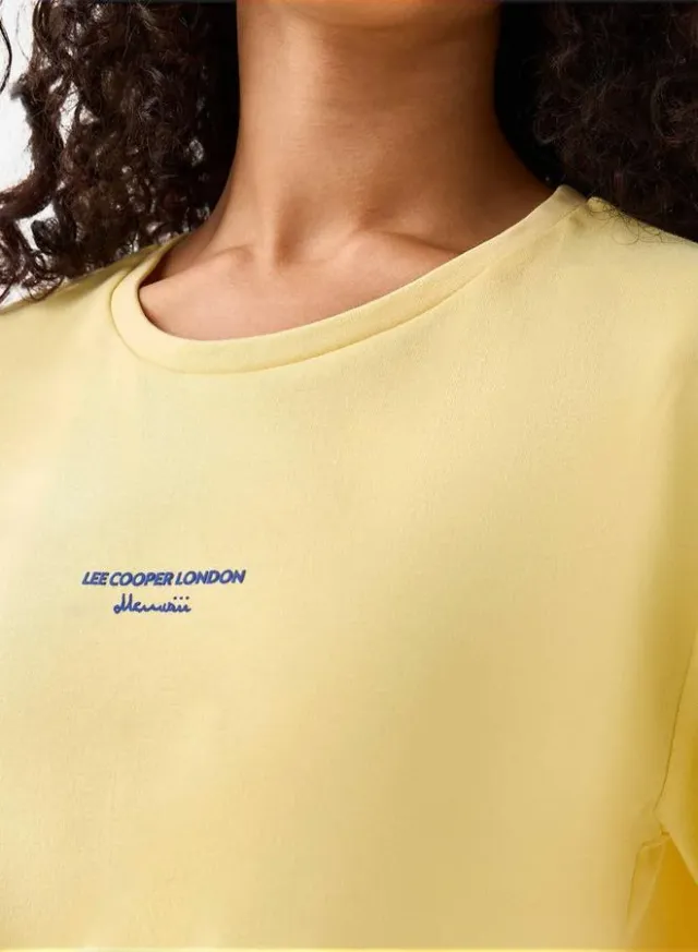 تيشيرت قطني بطبعة شعار Lee Cooper – صورة 3